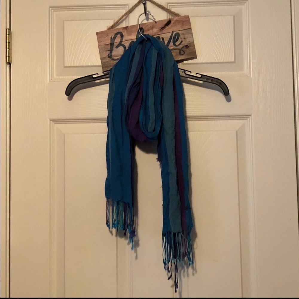 Blue And Purple Scarf